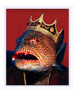Notorious B.I.G. Fish Sticker